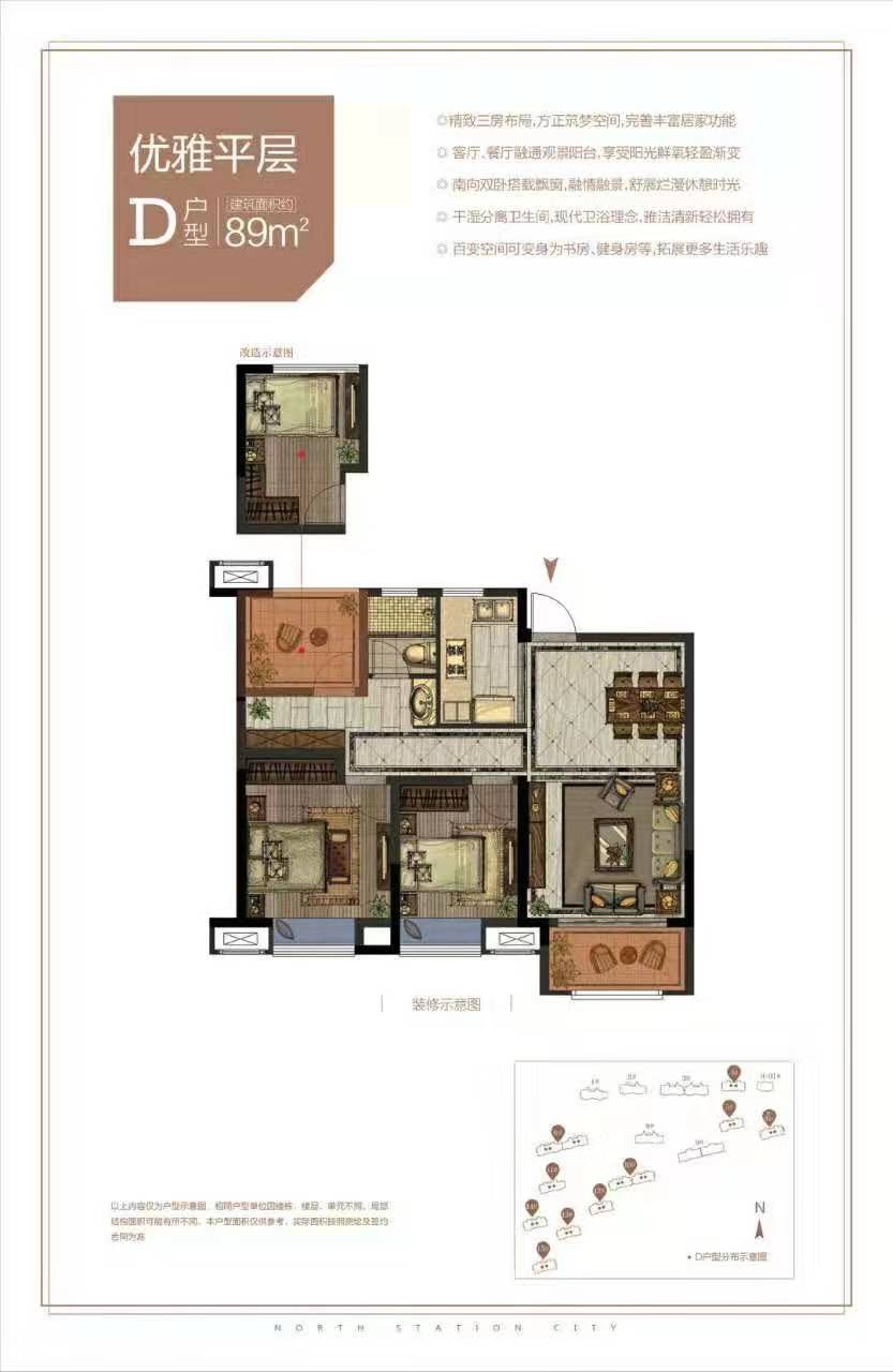 明发北站新城 户型图