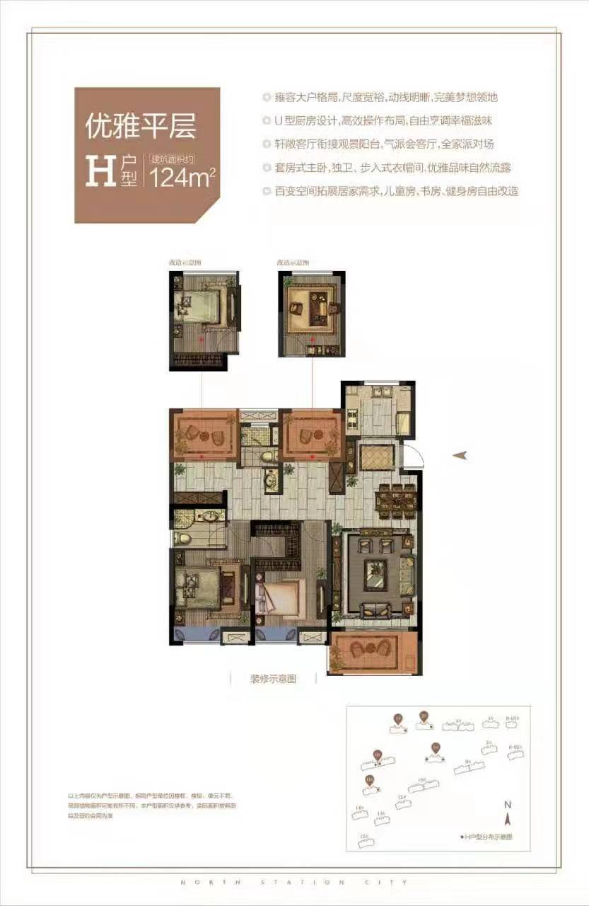 明发北站新城 户型图