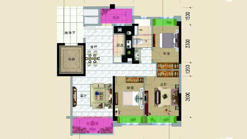 碧桂园十里春风 户型图