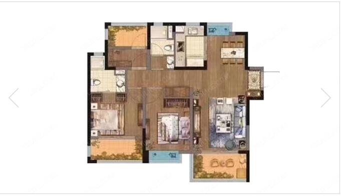 新保弘领东苑 户型图