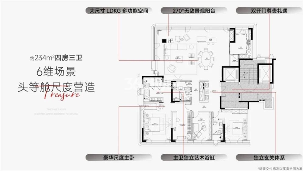 绿城凤栖潮鸣 户型图